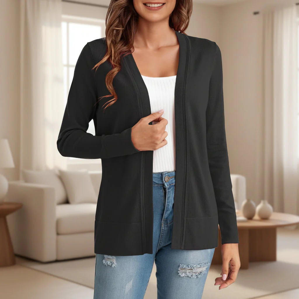 Women's Knitted Loose Cardigan Coat – 4 Colors S–XXL - Image 7