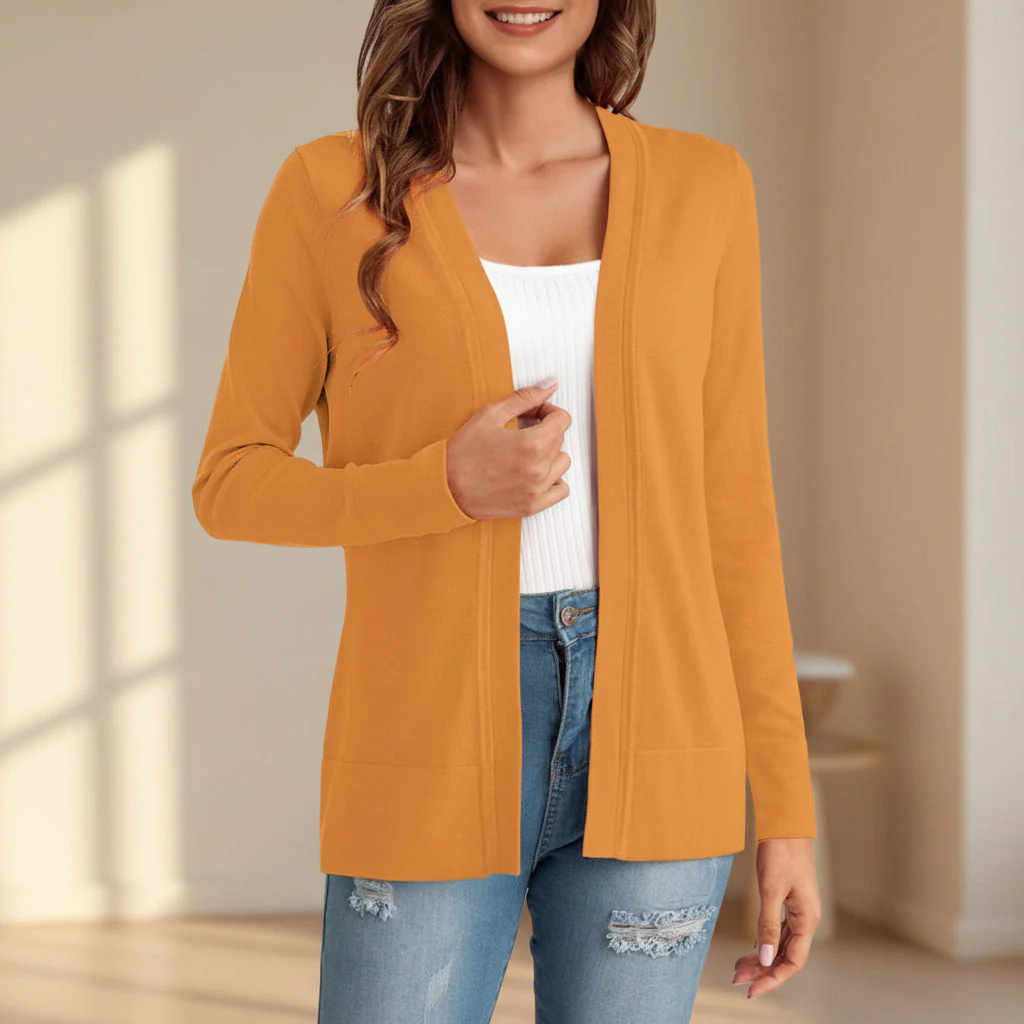 Women's Knitted Loose Cardigan Coat – 4 Colors S–XXL - Image 9