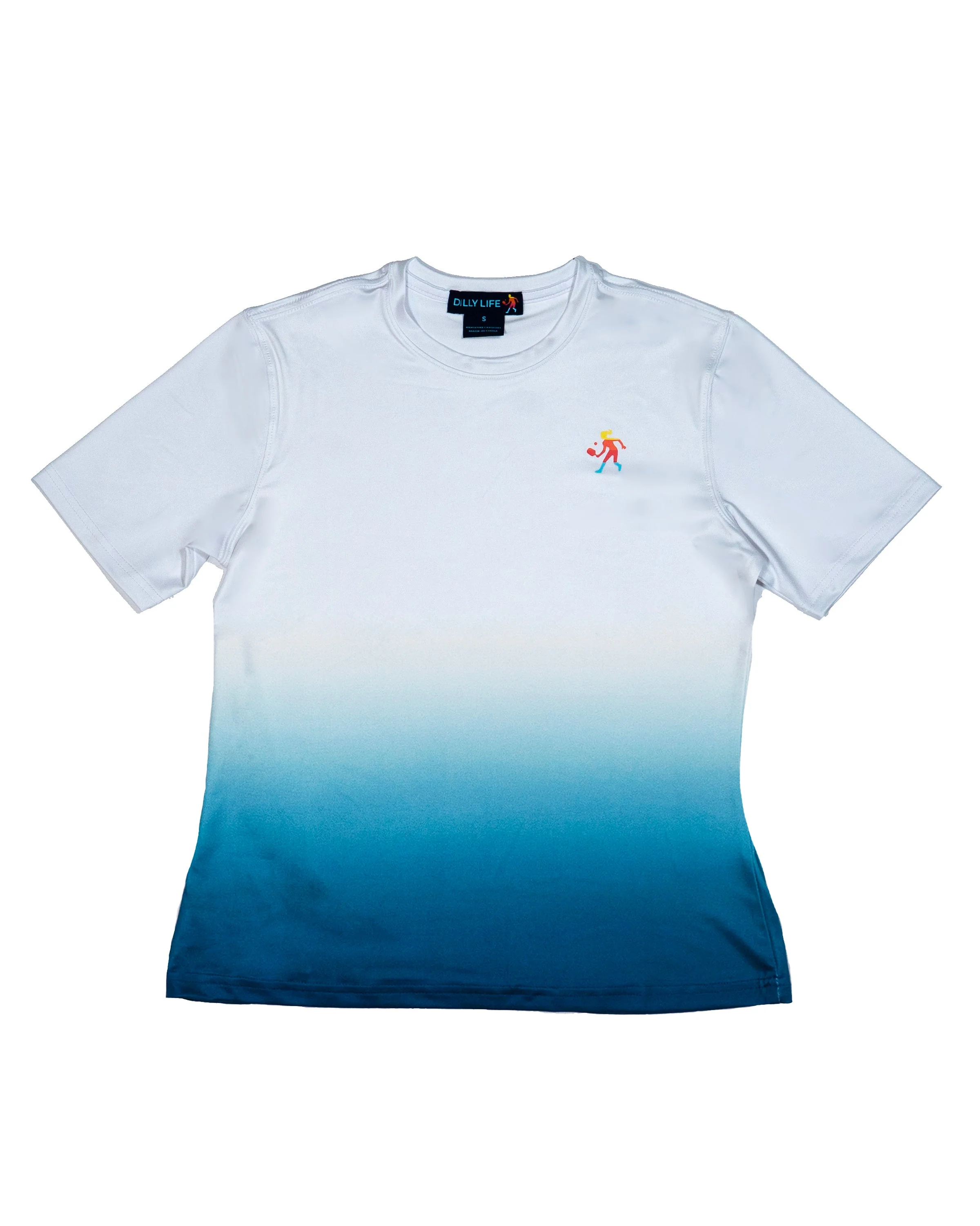 Women's Performance Dip Dye Tee - Image 5