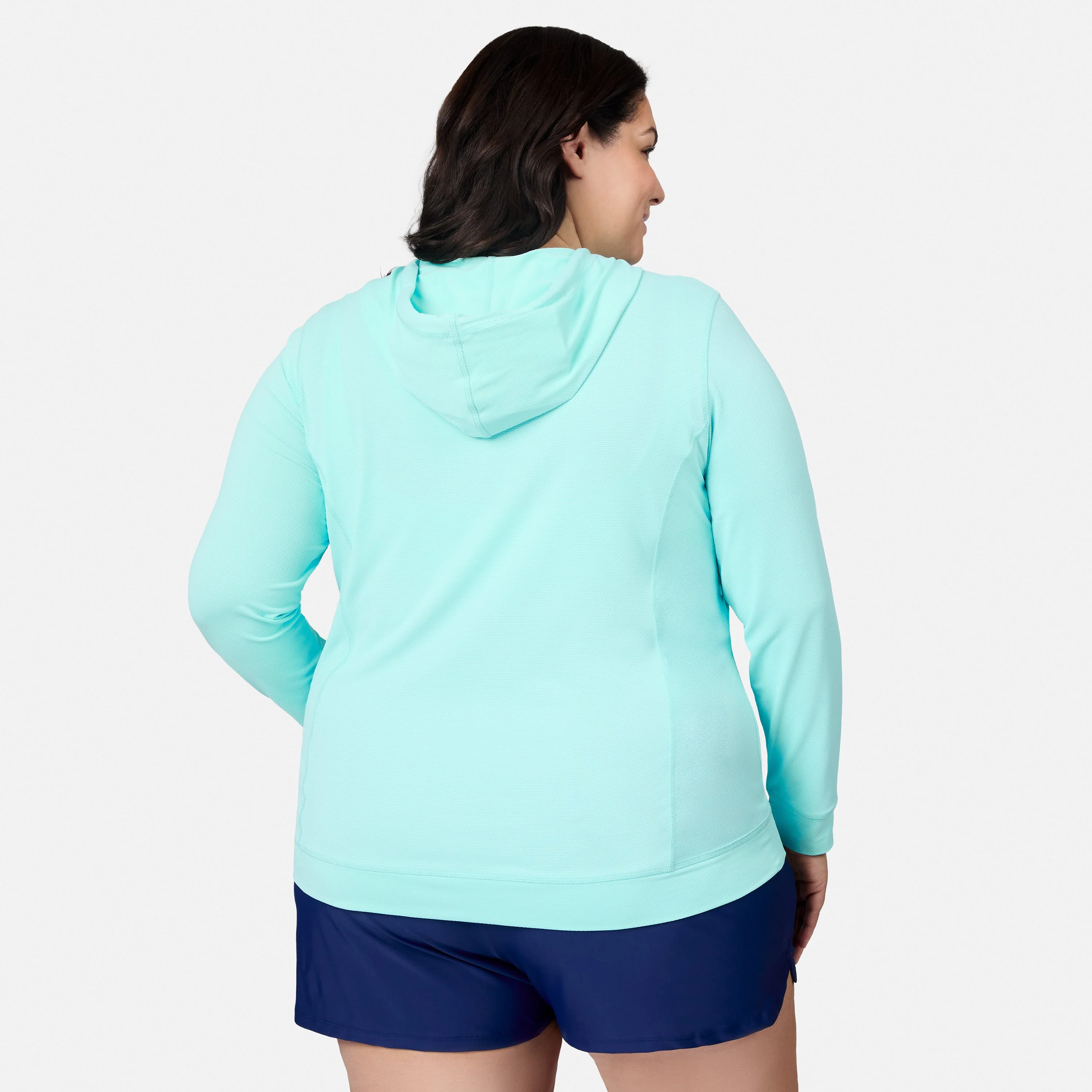 Women's Plus Size SunFree UPF Hoodie - Image 10