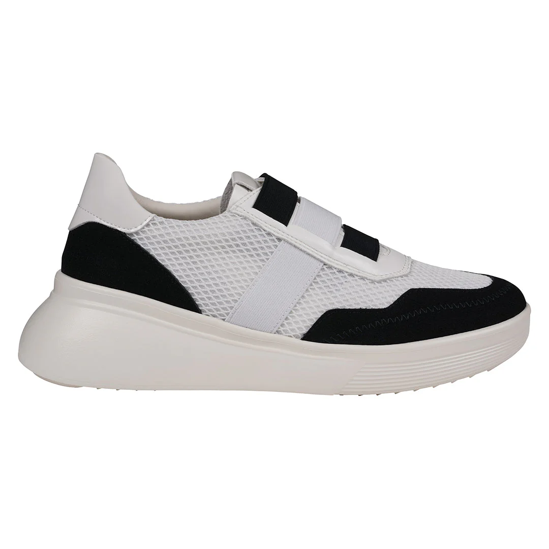 Women's Stefani Black Wedge Sneakers - Image 2