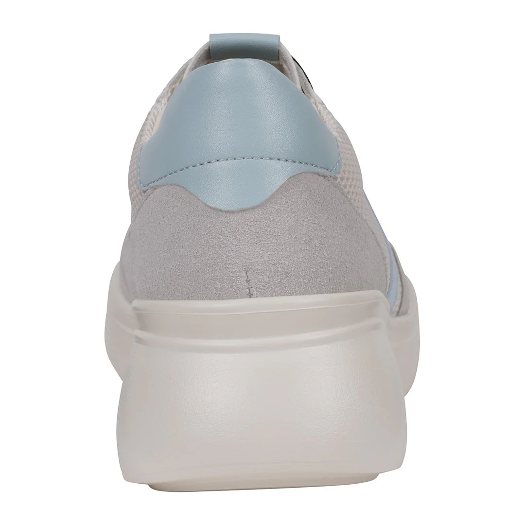 Women's Stefani White Wedge Sneakers - Image 4