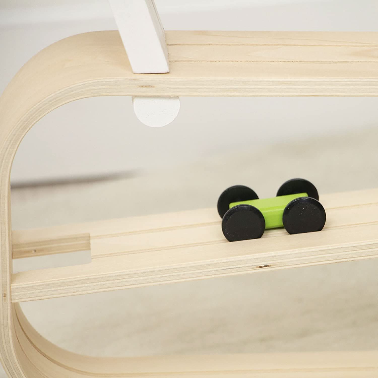 Wooden Car Ramp Racer | Montessori Rolling Track Toy for Toddlers - Image 3