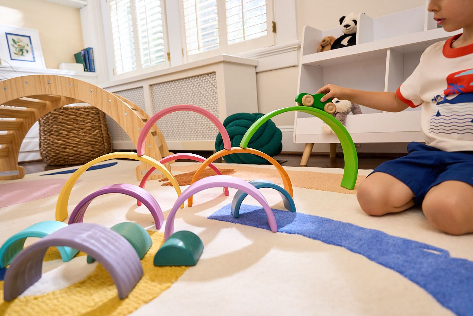 Wooden Rainbow Stacker Blocks - Image 35
