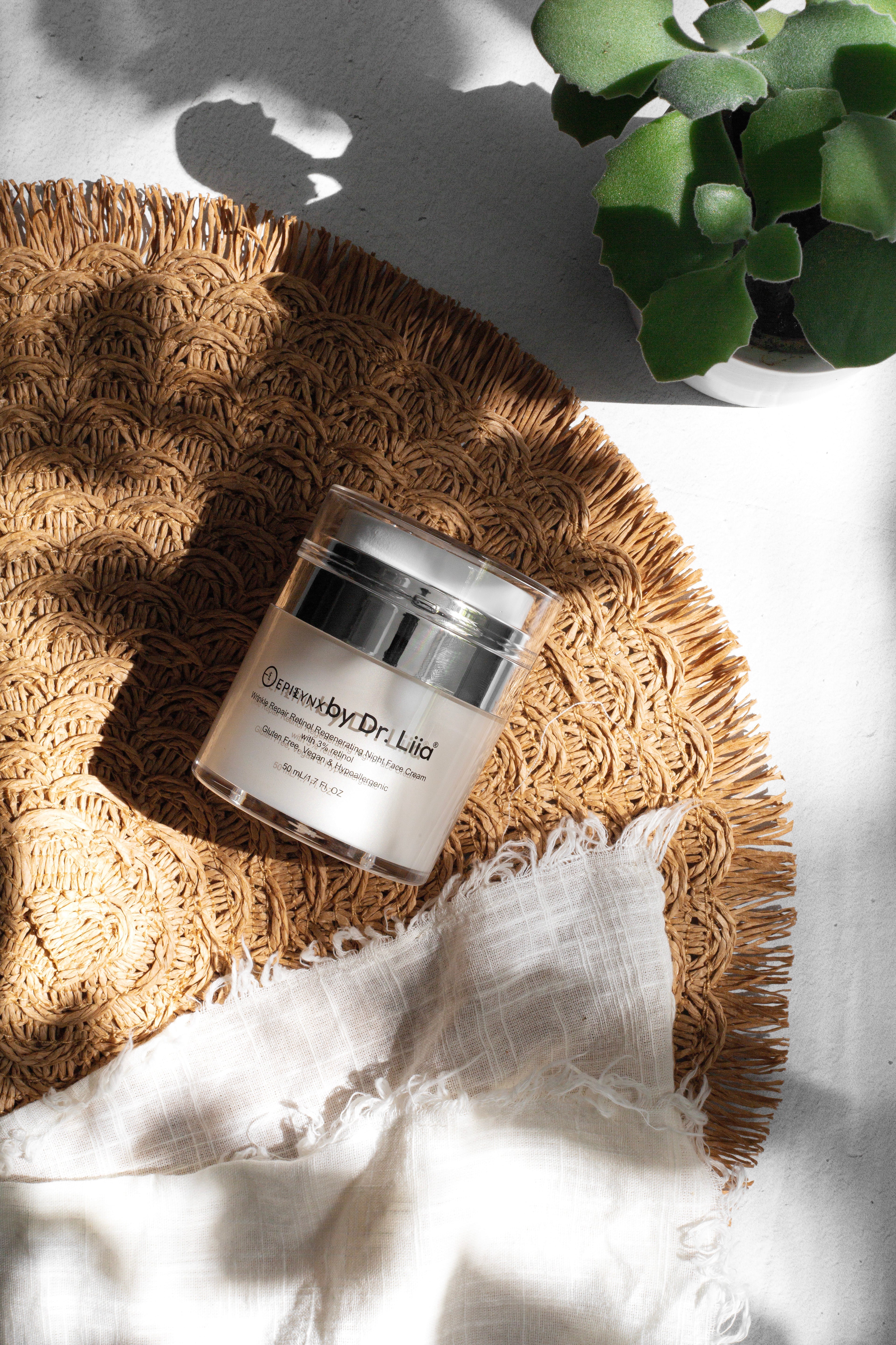 Wrinkle Repair Retinol Night Cream – Vegan, Gluten-Free, Regenerating Anti-Aging Moisturizer - Image 12