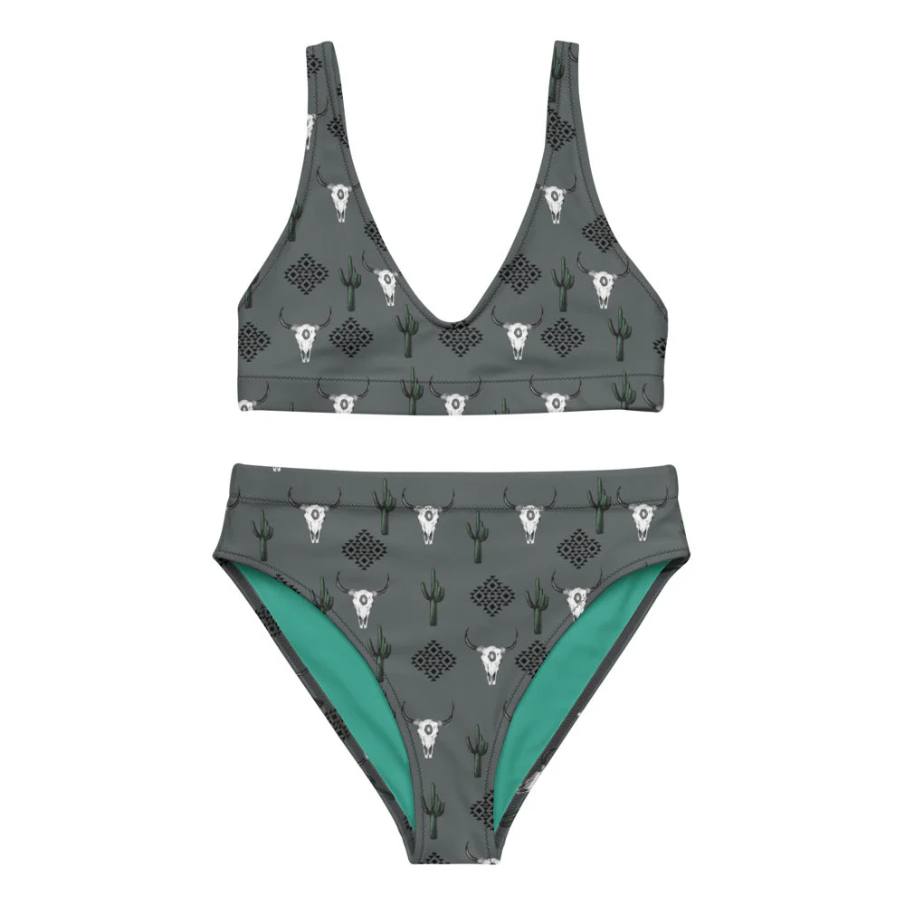 Yeehaw Aztec Bull Skull Bikini - Image 6
