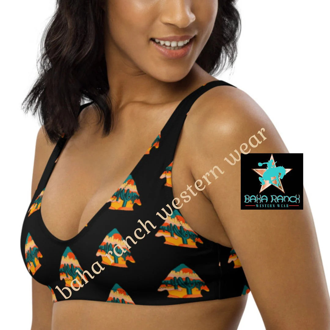 Yeehaw Desert Arrowhead Bikini Top - Image 3