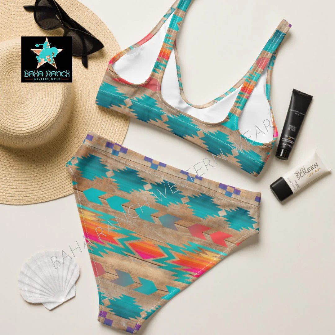 Yeehaw Southwest Aztec Bikini - Image 8