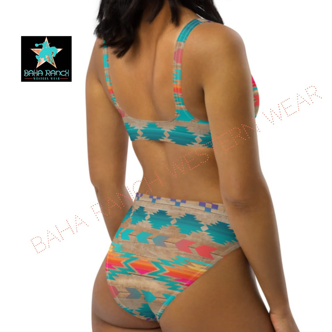 Yeehaw Southwest Aztec Bikini - Image 9