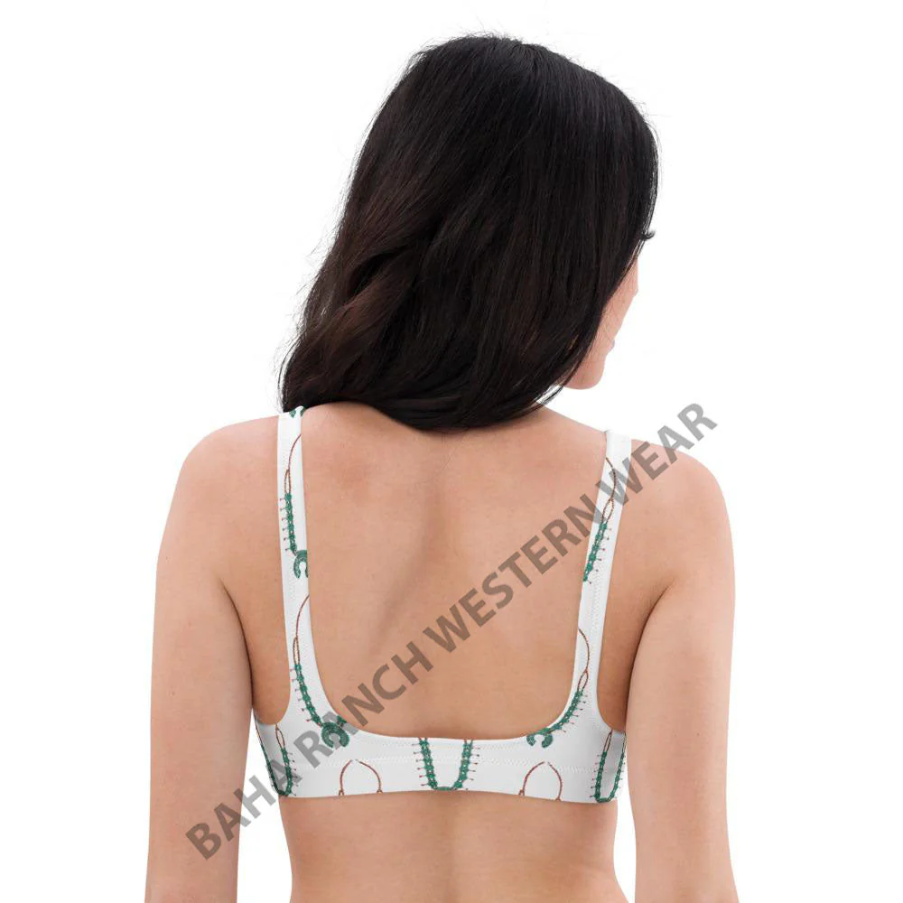 Yeehaw Squash Blossom Bikini Top - Image 4