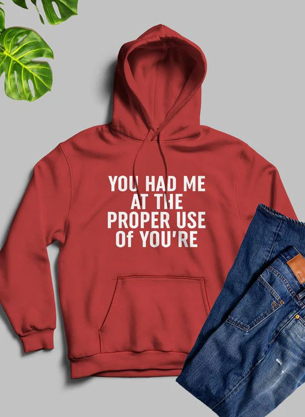 You Had Me At The Proper Use Of Youre Hoodie - Image 4