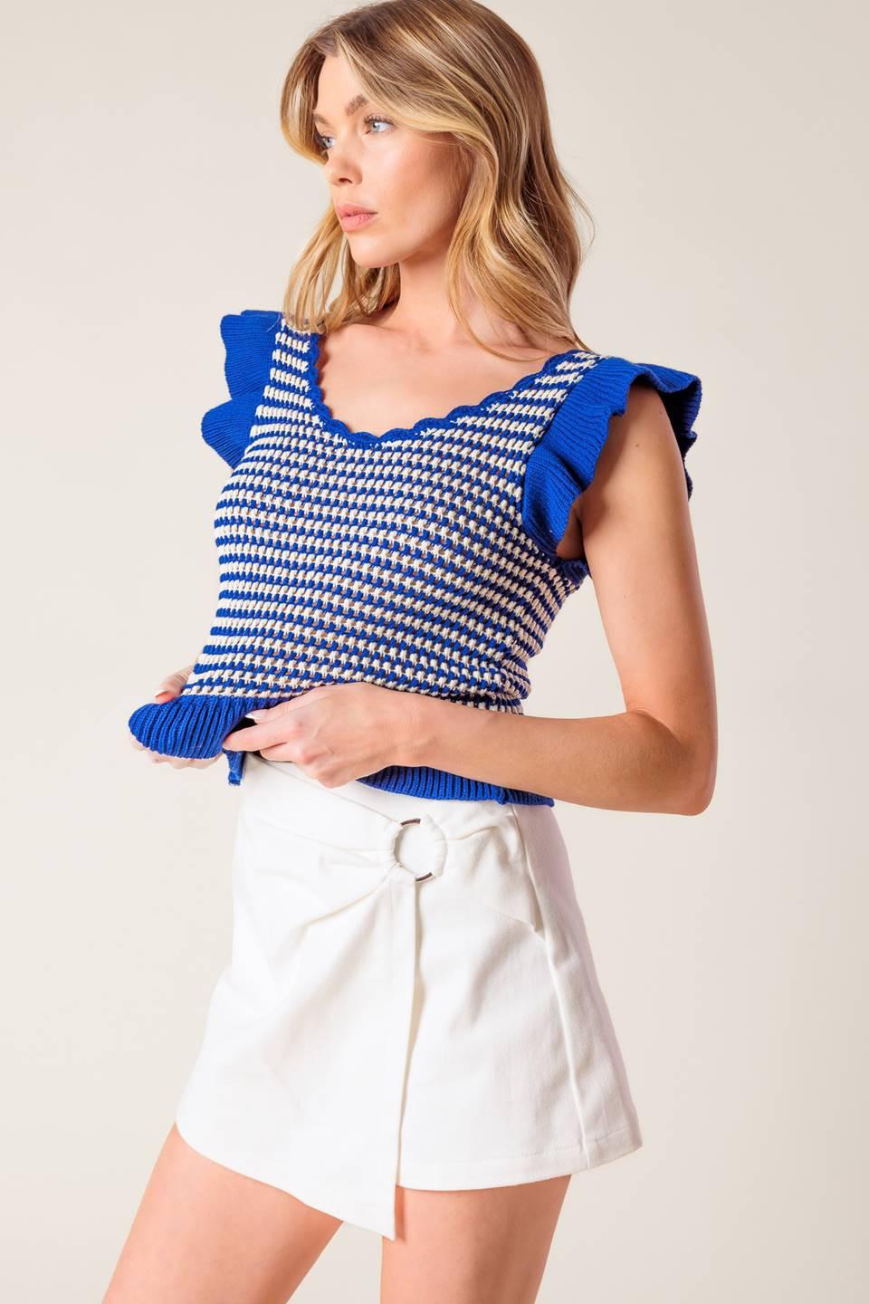 Young at Heart White Woven Skort - Image 5