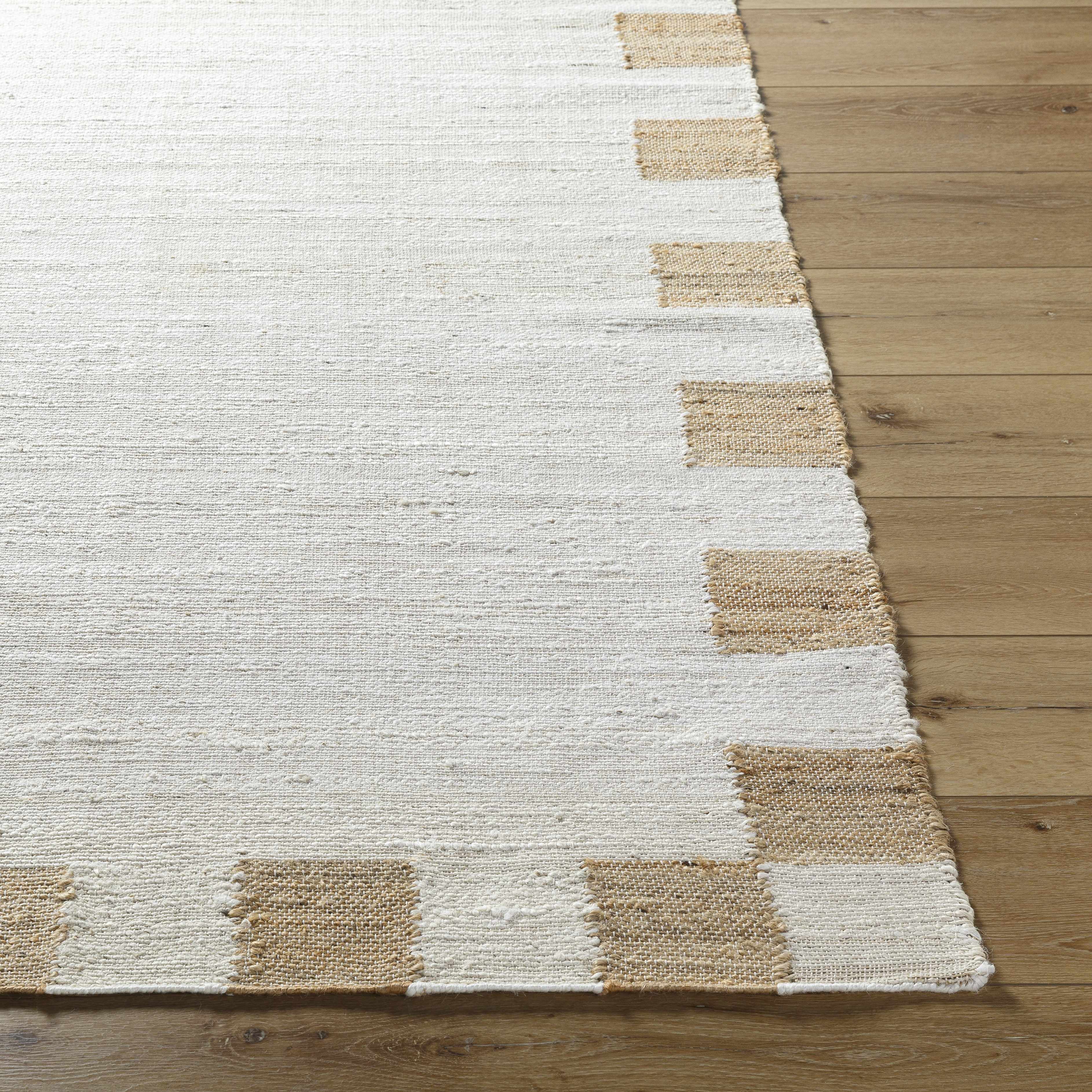 Yuval Dotted Bordered Jute Carpet - Clearance - Image 4