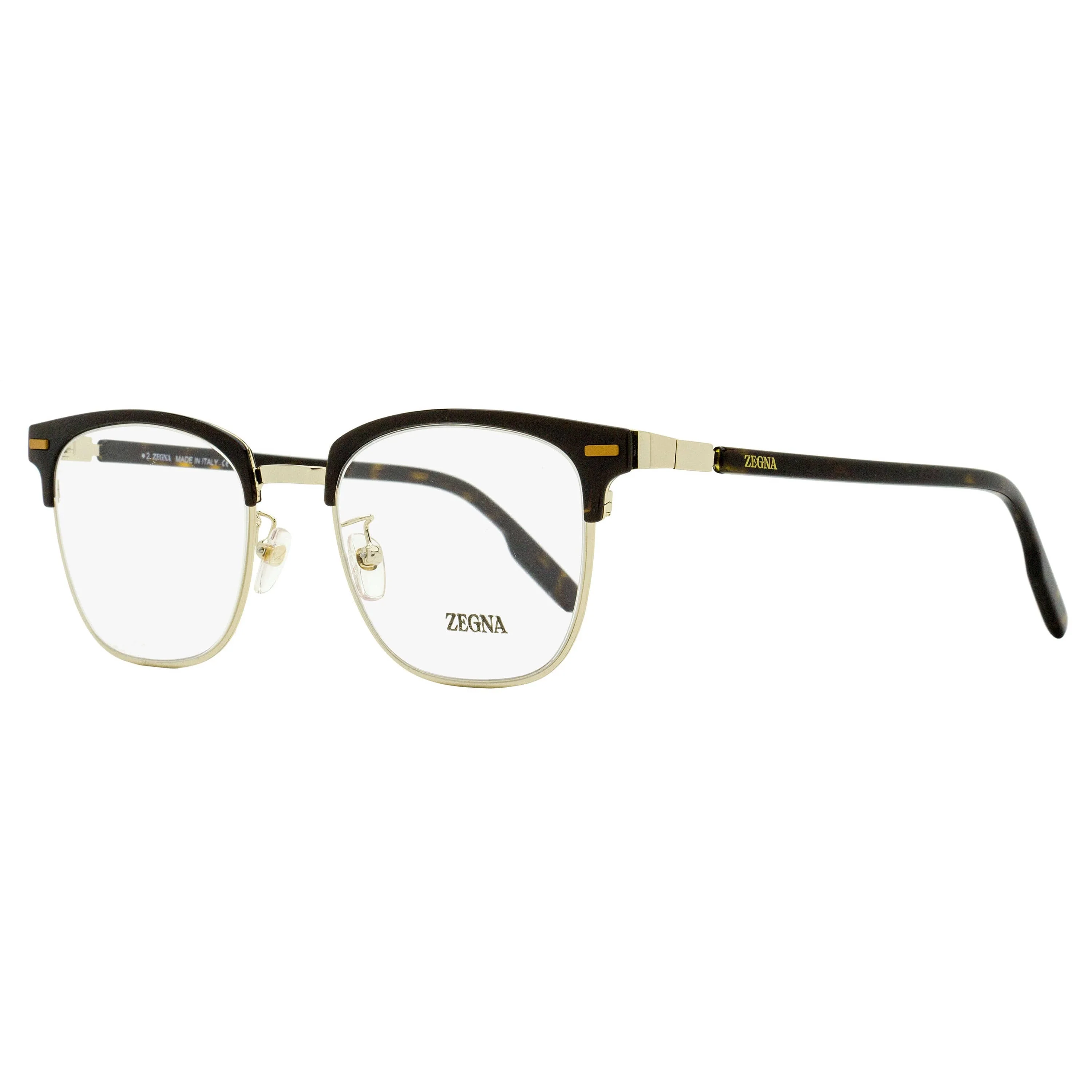 Zegna Browline Leggerissimo Eyeglasses EZ5250-H 002 Matte Black 52mm - Image 5