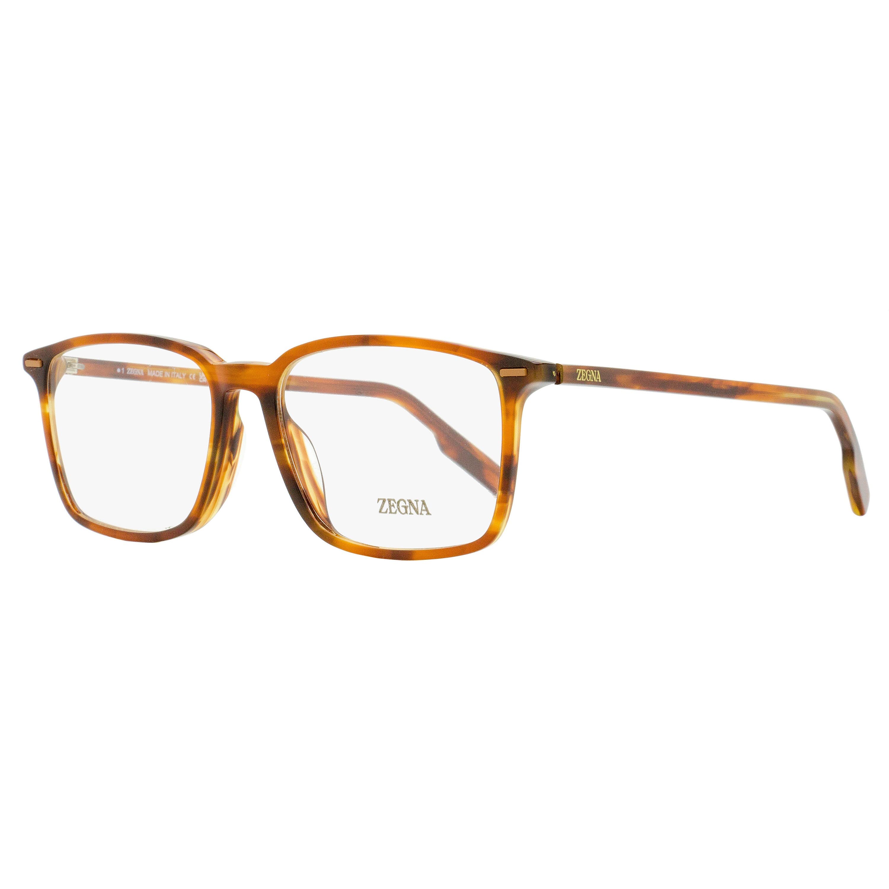 Zegna High Bridge Eyeglasses EZ5257-H 051 Gray Transaparent 55mm - Image 2